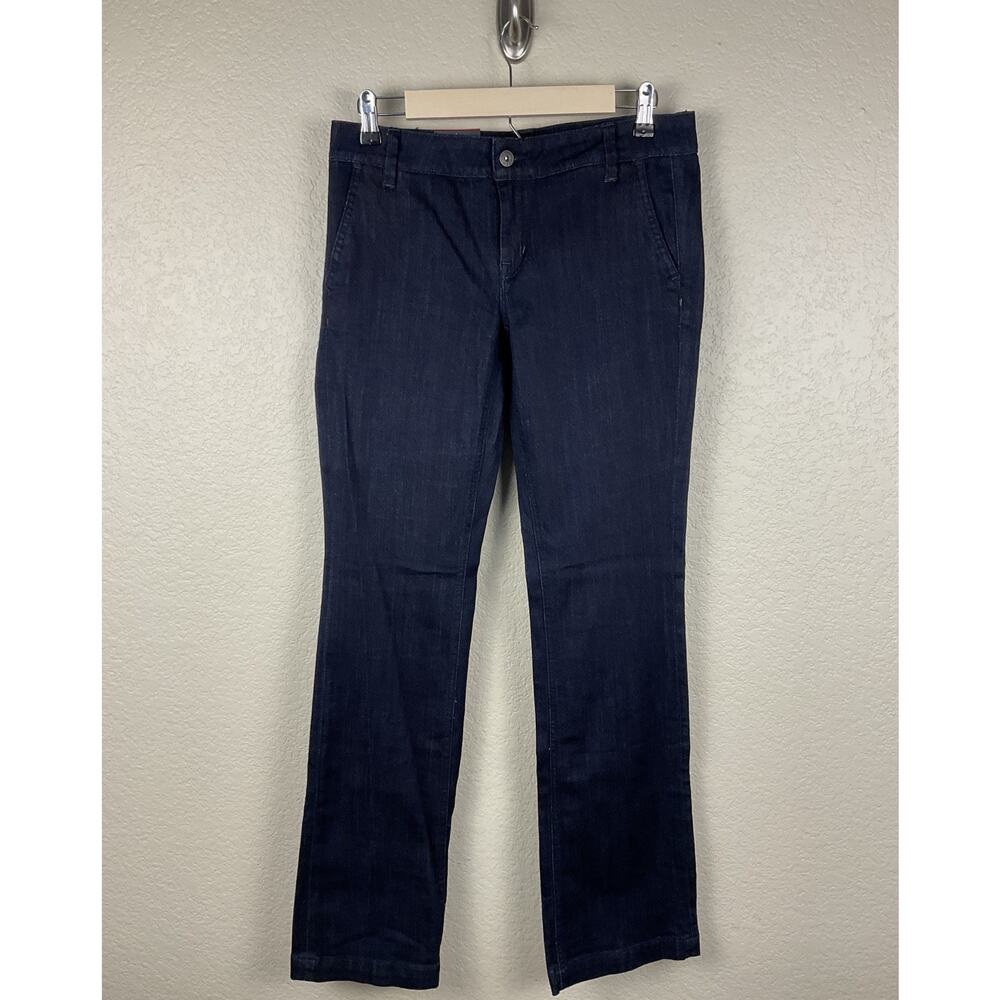 Tommy Hilfiger Womens Bootcut Jeans Size 4 Dark Low Rise Modern Denim Western